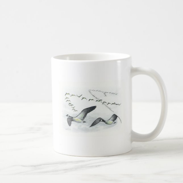 Taza del pájaro - gansos canadienses (Derecha)
