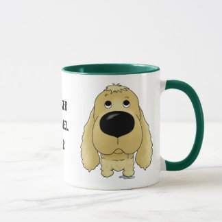 Taza del papá de cocker spaniel