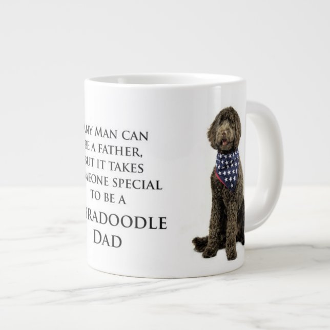 Taza del papá de Labradoodle (Derecha)