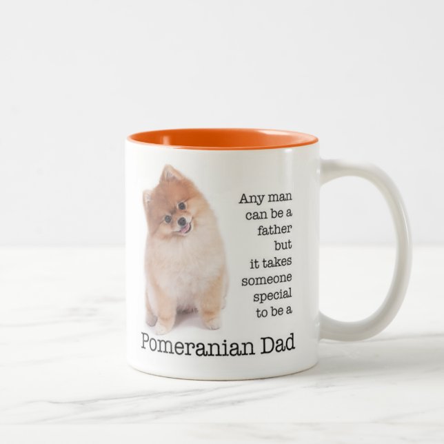 Taza del papá de Pomeranian (Derecha)