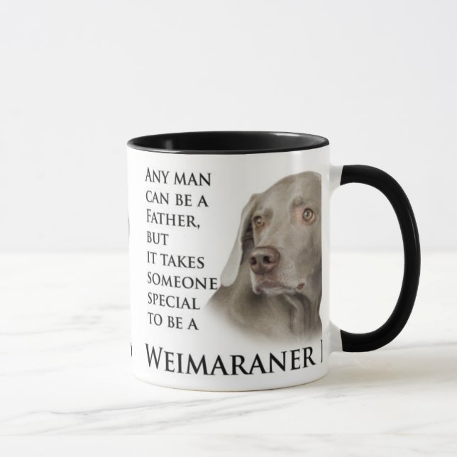 Taza del papá de Weimaraner (Derecha)