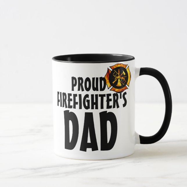 Taza del papá del bombero (Derecha)