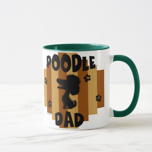 Taza del papá del caniche (Derecha)