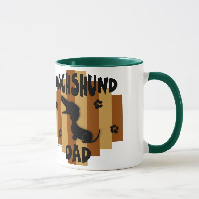 Taza del papá del Dachshund (Derecha)