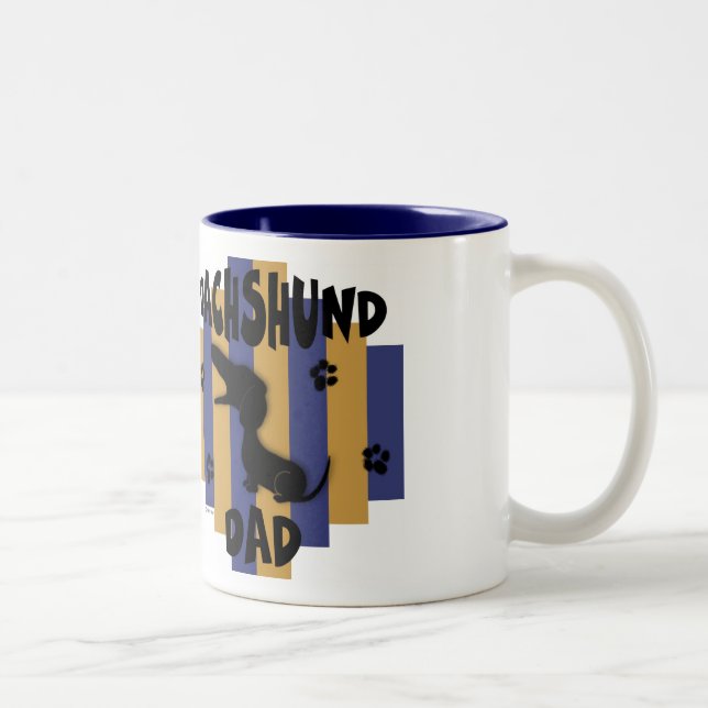Taza del papá del Dachshund (Derecha)
