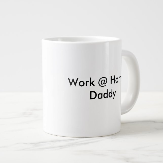 Taza del papá del trabajo en casa (Derecha)