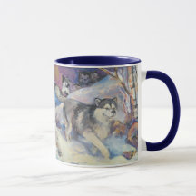Taza del paquete del Malamute