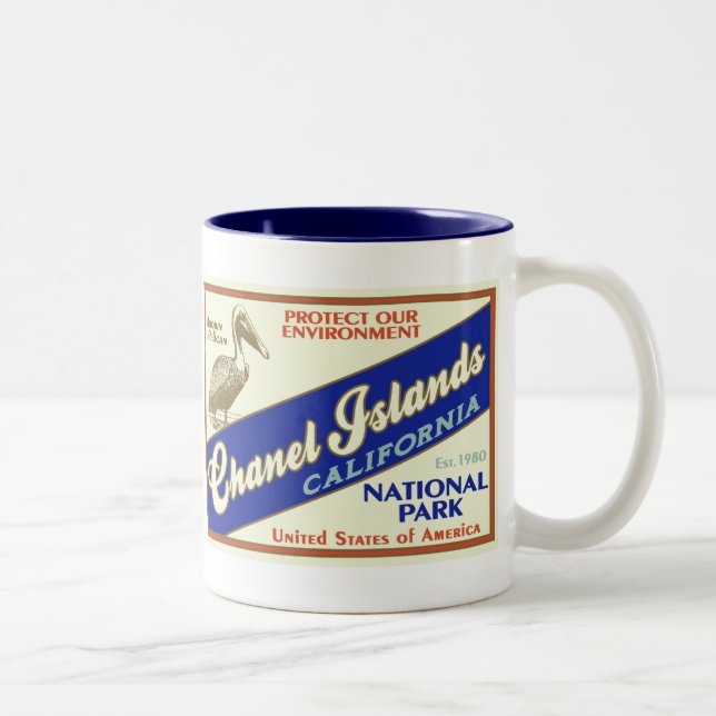 Taza del parque nacional de las Islas del Canal (Derecha)