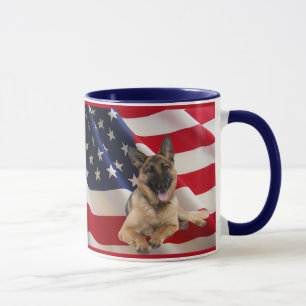 Taza del pastor alemán