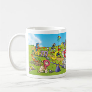 Taza del patio de Letterland el