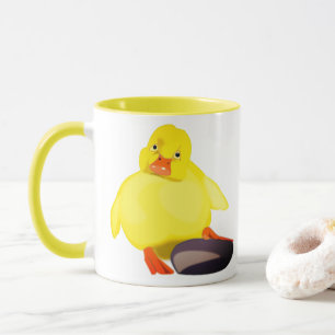 Taza del Pato Amarillo Divertido