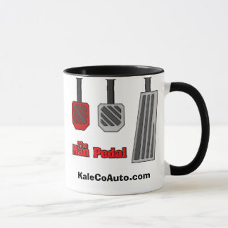 Taza del pedal del hombre