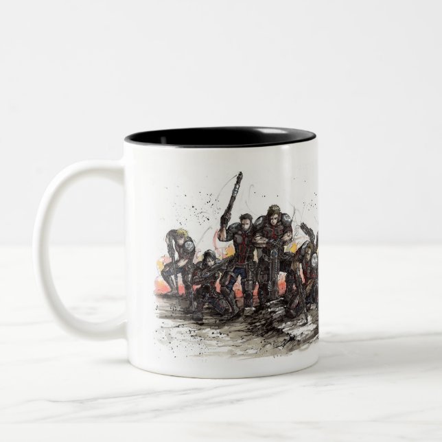 Taza del pelotón del infierno (Izquierda)