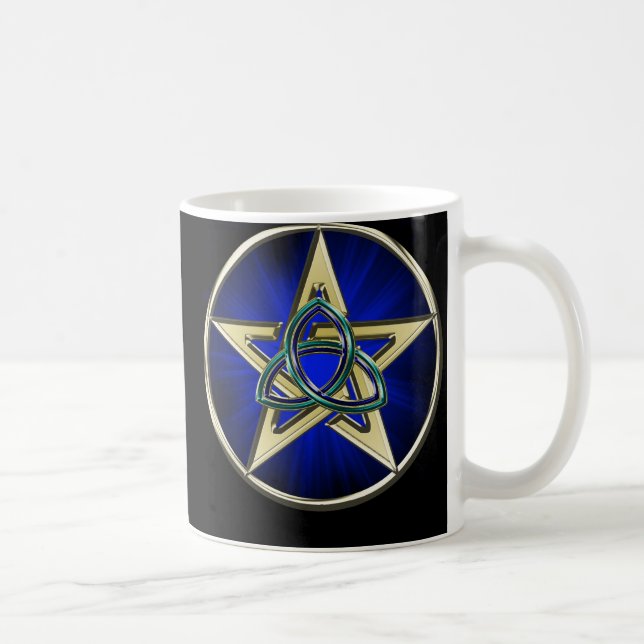 Taza del Pentagram de Triquetra (Derecha)