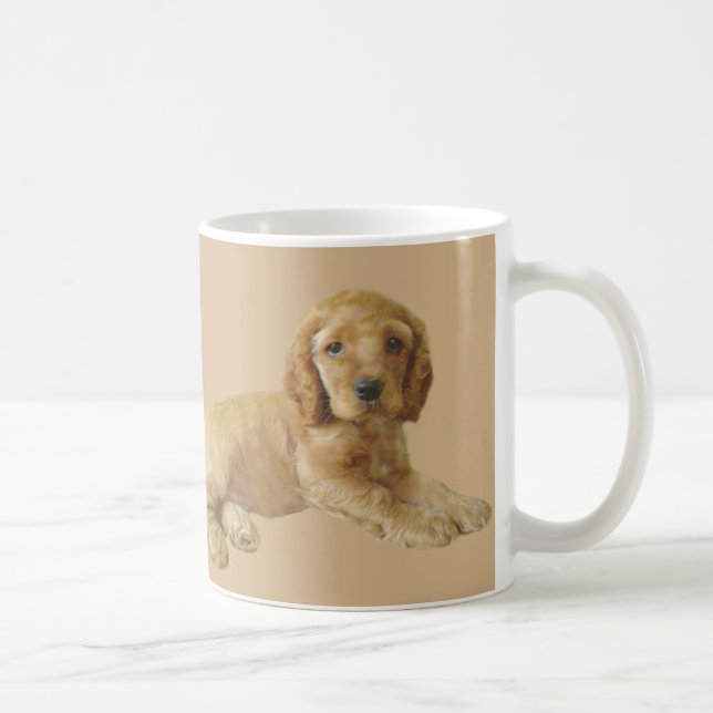 Taza del perrito de cocker spaniel (Derecha)