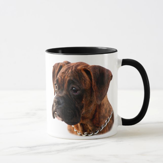 Taza del perrito del boxeador (Derecha)