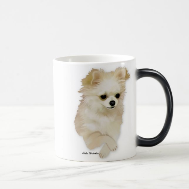 Taza del perrito del cervatillo de la chihuahua (Derecha)