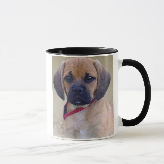 taza del perrito del puggle (Derecha)