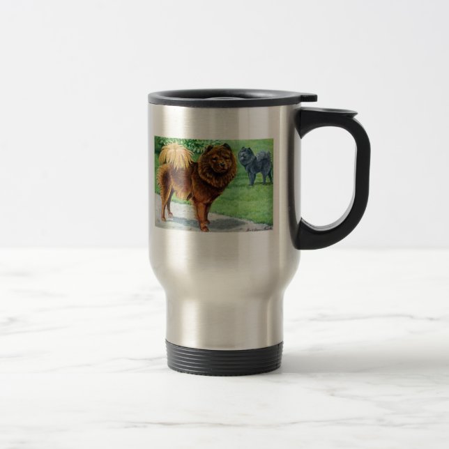 Taza del perro chino de perro chino (Derecha)