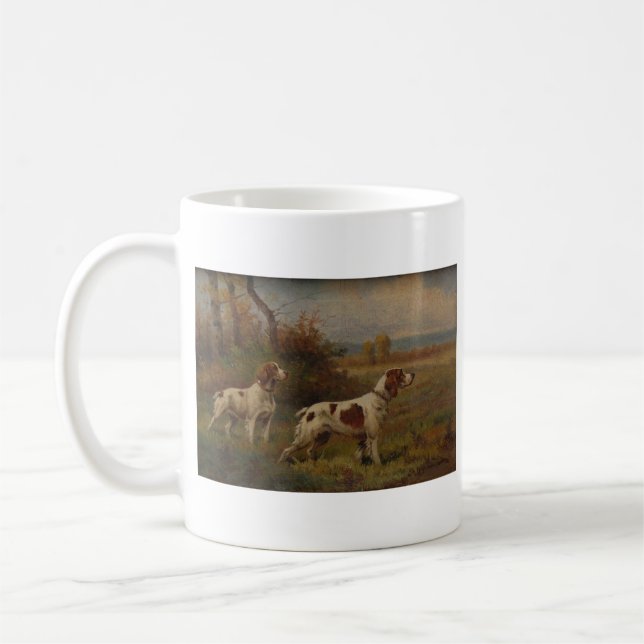taza del perro de aguas de Bretaña (Izquierda)