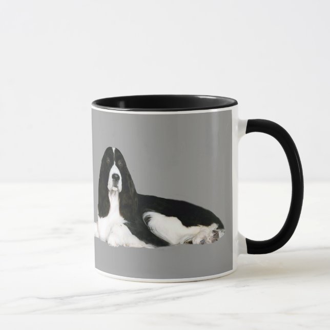 Taza del perro de aguas de saltador inglés (Derecha)