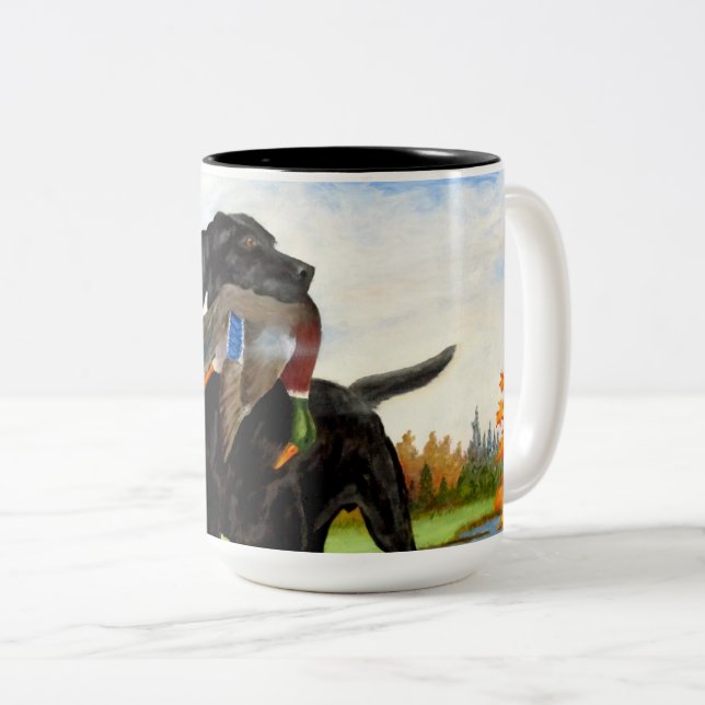 Taza del perro de caza (Anverso derecho)