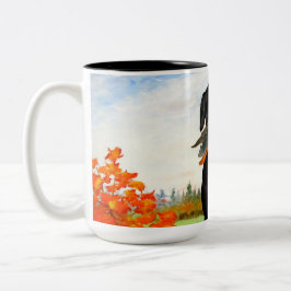 Taza del perro de caza