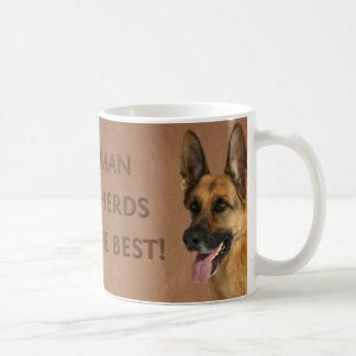 Taza del perro de pastor alemán