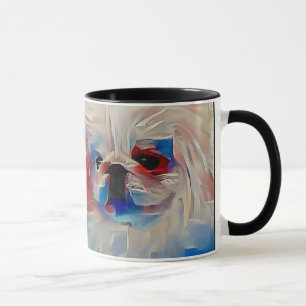 Taza del perro de Pekingese