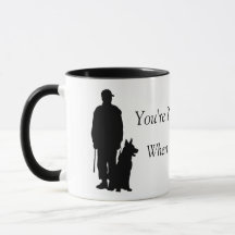Taza del perro de trabajo