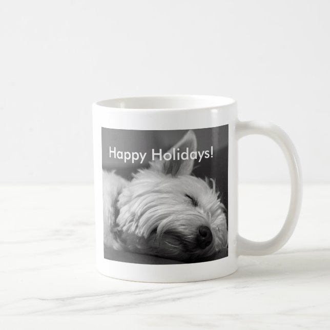 Taza del perro de Westie (montaña del oeste (Derecha)