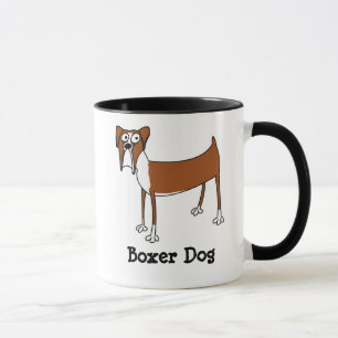 Taza del perro del boxeador