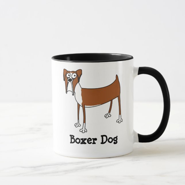 Taza del perro del boxeador (Derecha)
