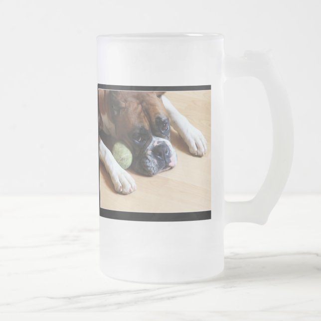 Taza del perro del boxeador (Derecha)