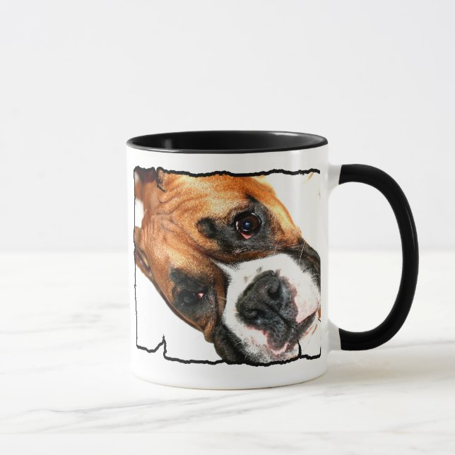 Taza del perro del boxeador (Derecha)