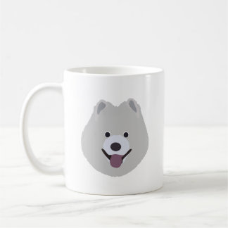 Taza del perro del samoyedo