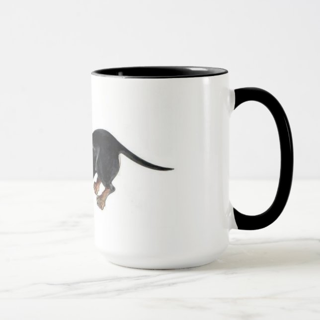 taza del perro largo del dachshund ' (Derecha)