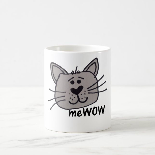 Taza del personalizable de MeWOW del gato (Centro)