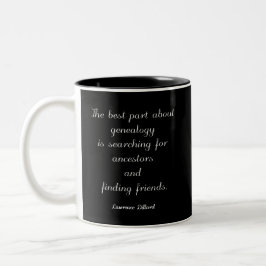 Taza del personalizado de la cita de la genealogía