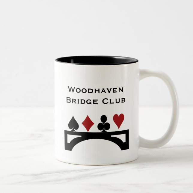 Taza del personalizado del club de puente de (Derecha)