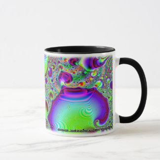 Taza del personalizado del fractal C~09