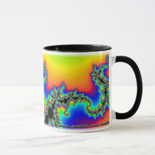 Taza del personalizado del fractal R~04