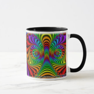 Taza del personalizado del fractal R~08