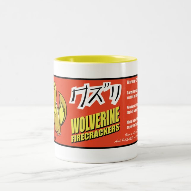 Taza del petardo de Kuzuri (Wolverine) (Centro)