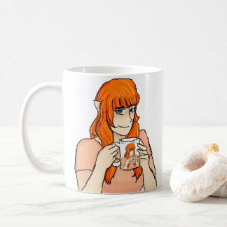 Taza del petirrojo en una taza en una taza