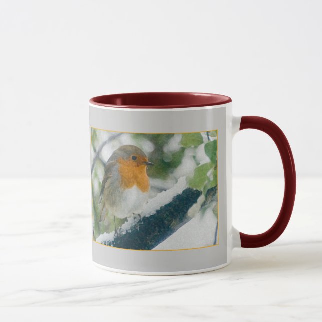 Taza del petirrojo Nevado (Derecha)