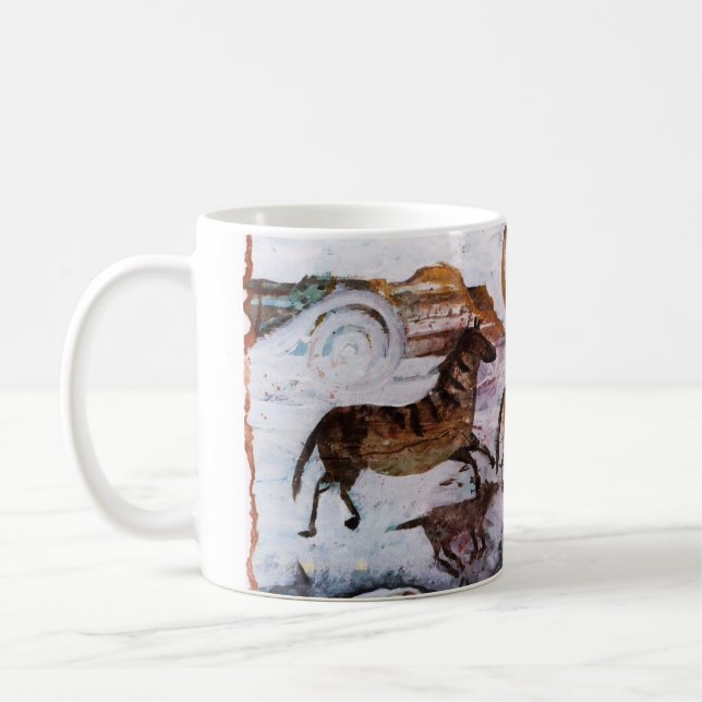 Taza del petroglifo de PMACarlsonHorse (Izquierda)