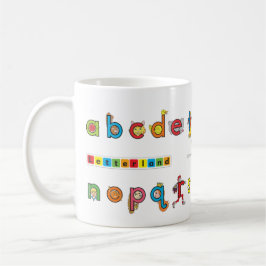 Taza del pictograma de Letterland el |