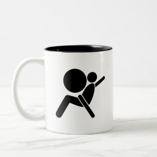 Taza del pictograma del "airbag"