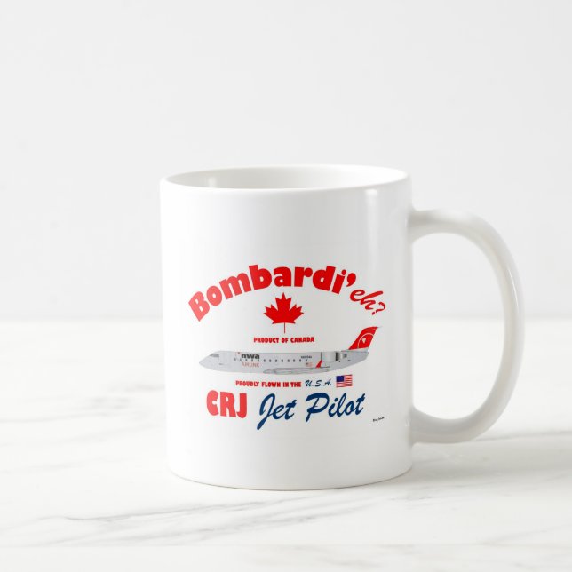 Taza del pináculo CRJ de Bombardi'eh (Derecha)